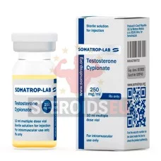 Тестостерон Ципионат (Testosterone Cypionate) – Somatrop-Lab – 250 мг/мл / 10 мл